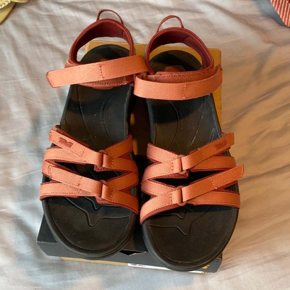 TEVA sandals.